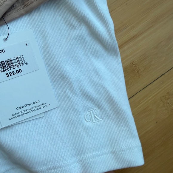 🤍 Calvin Klein Ribbed Tank + Lace Thong Set (New with Tags) - Picture 5 of 6